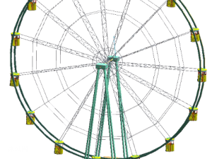 設(shè)計一個動力發(fā)電機(jī)的摩天輪 - BIM,Reivt中文網(wǎng)